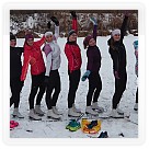 Led na zamrzlé Moravě vyzkoušela v pátek děvčata | VKOLOMOUC