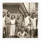 1953 - odchovanci reprezentují - Vičík, Šubert, Smékal, Bělák